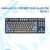 Realforce R3 TLS 그레이 블루 저소음 45g 균등 한글 (텐키레스_유선) - R3SDK2